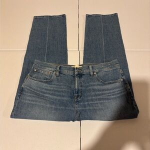 Madewell 90’s Straight High Rise Blue Denim Jeans Women’s Size 32x27 Medium Wash